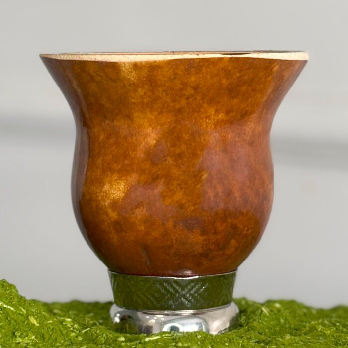 Cuia de porongo pé de ferro